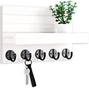Shelf With Key Hooks - Wayfair Canada